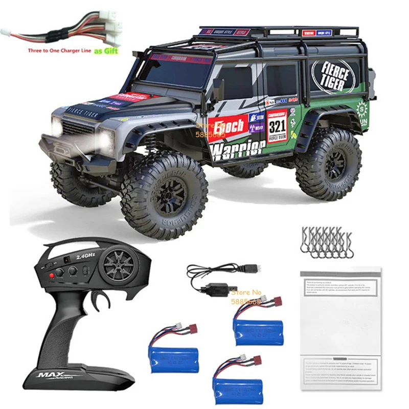 4WD 45 Degree Climbing RC Off-road Crawler 2.4G 4WD 1/10 Professional Large RC Truck Independent Suspension RC Racing Drift Car