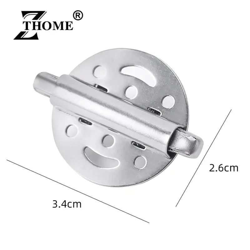 2pcs Stainless Steel Cigar Pipe Tobacco Lid Outdoor Smoking Wind Cap Cover Spring Loaded Metal Adjustable Size For 15-20mm Pipes