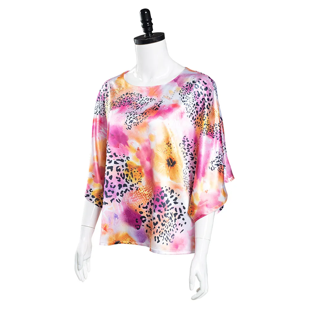 Carole Baskin Shirt Cosplay Fantasy Costume Disguise for Adult Women Tops T-Shirt Summer Casual Outfits Halloween Clothes