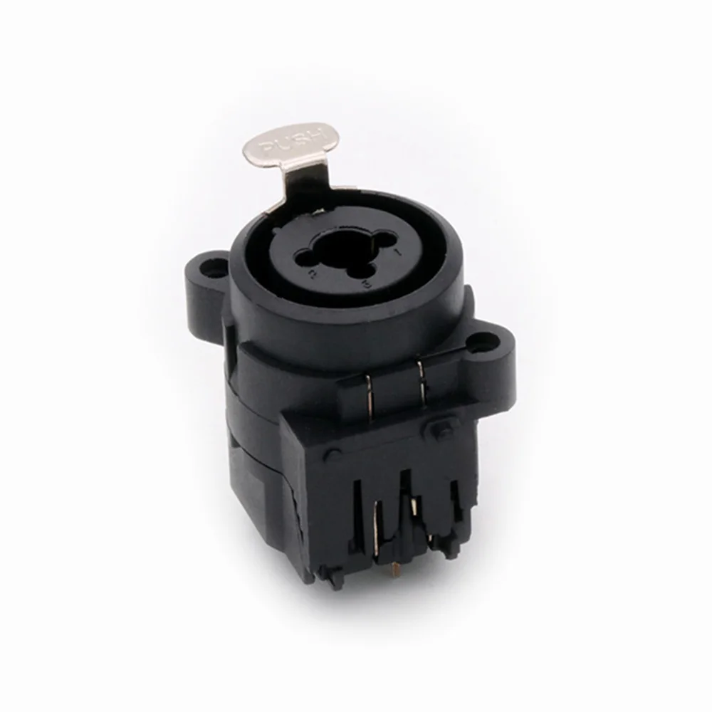 7pin Dual XLR Jack+6.35mm Female Socket Set XLR Microphone Jack 7pin Seat Audio Socket Panel Mounted Type
