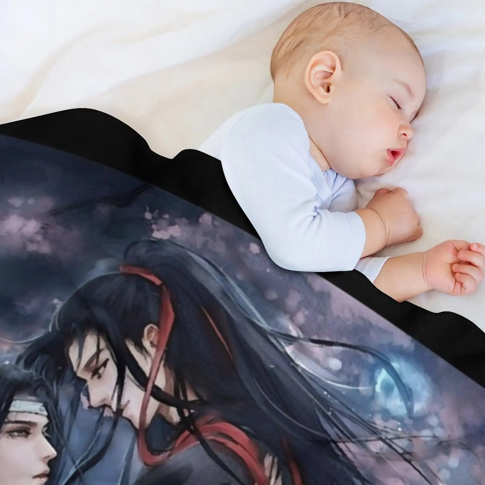 رجل المفضلة مو داو زو شي هدية لعيد ميلاد رمي بطانية Hairys بياضات السرير الفاخرة رشاقته أفكار هدية عيد الحب بطانية