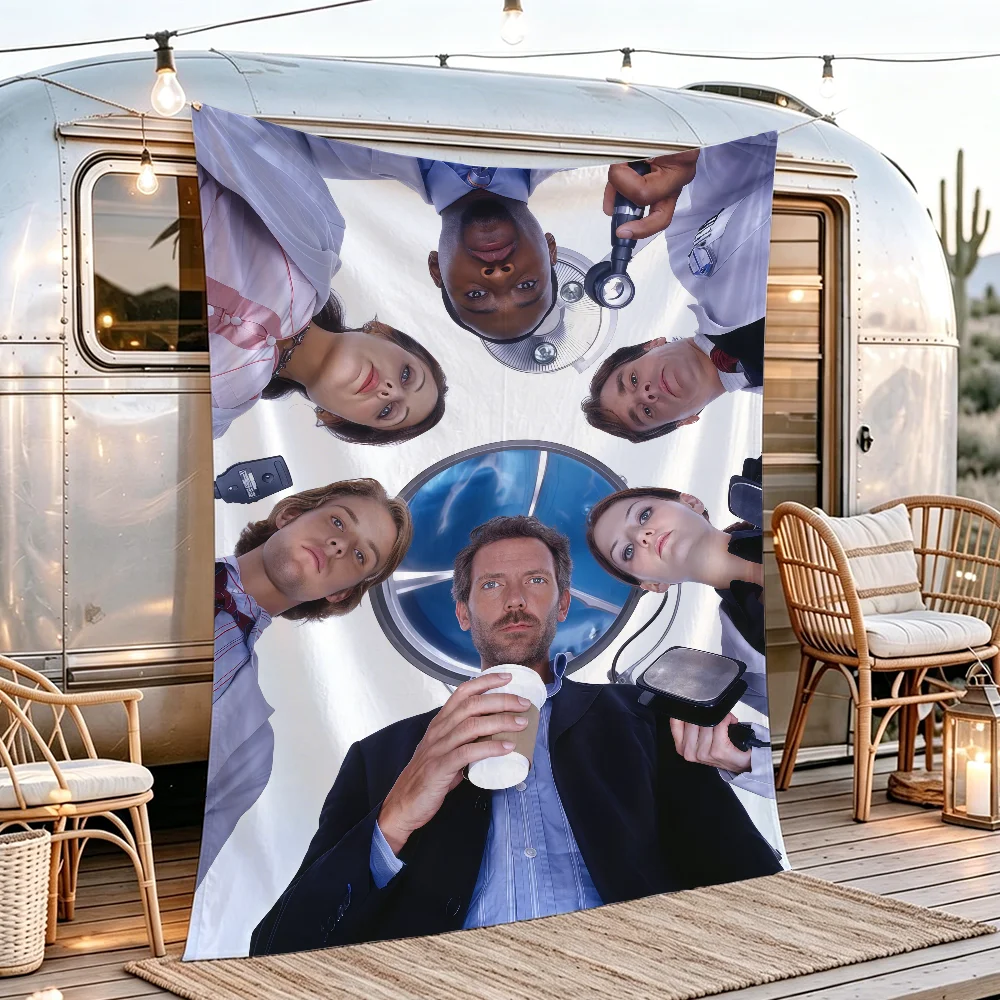 TV Dr. Freak H-House MD flag Tapestry Room Decoration Wall Hanging Aesthetic Bedrooms Advertising Banner