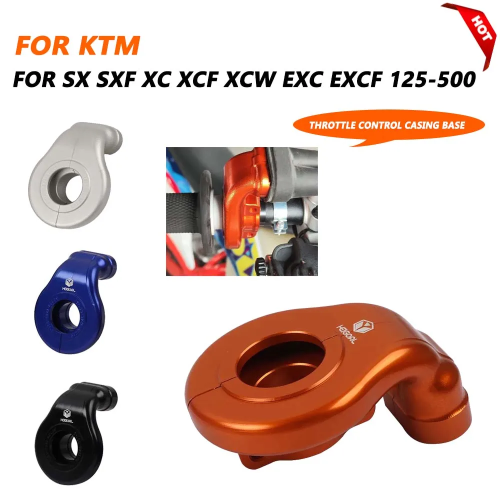 

For KTM 150 250 300 EXC TPI SIX DAY 350 450 500 EXC-F SX-F XC-F XC-W 2016 - 2022 Motorcycle Control Throttle Housing Base Guard