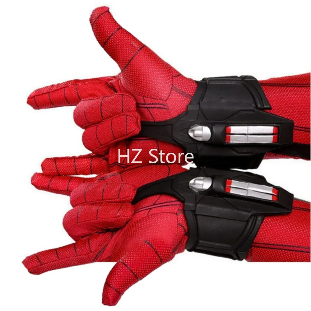 

Marvel Spider-Man Web Wristband Cosplay Bracers Accessories Black Wrister Toys for Halloween Cos Suit Glove (Unable to launch)