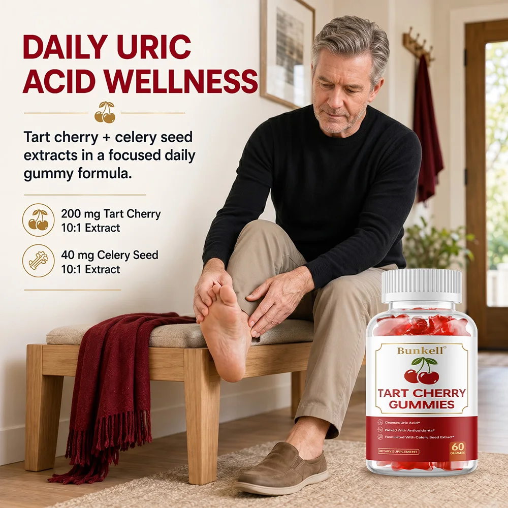Tart Cherry - Supports Joint Health, Sleep and Balanced Uric Acid Levels for Enhanced Physical and Mental Health
