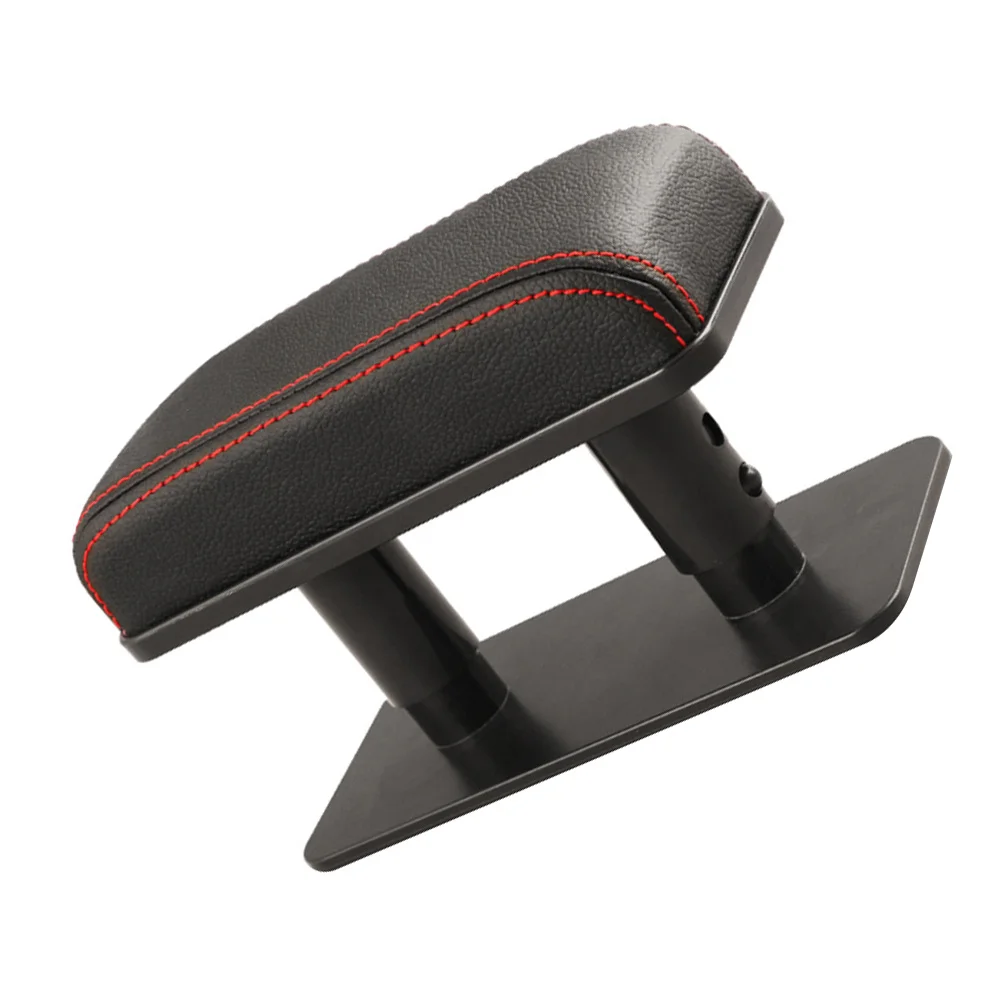 

PU Car Armrest Box Pad Black Red Universal Cushion Minimalist Protective Car Accessory Armrest Box Pad