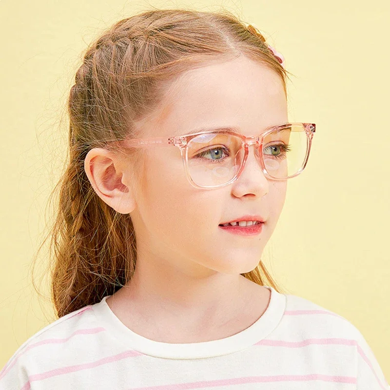 New Blue Light Blocking Kids Glasses Square Frame Eyewear Boys Girls Anti Blue Light Computer Eyeglasses