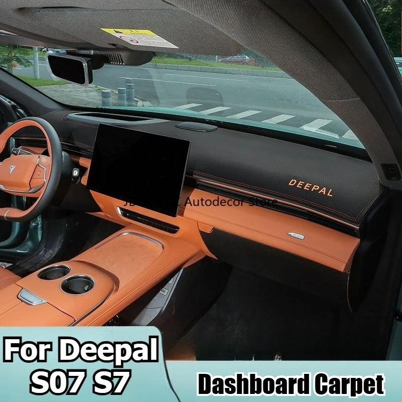 

For Deepal S07 S7 2023-2025 Car Instrument Panel Sunshade Mat Pad Car Dashboard Carpet Anti Sun Shield Mat Interior Decor Cover