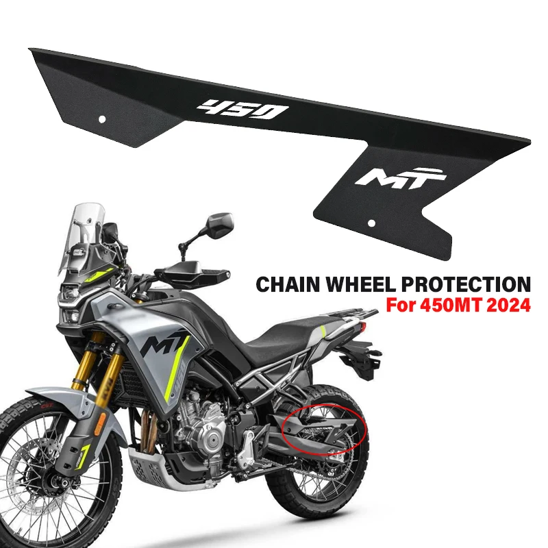

For CFMOTO 450MT MT450 CF 450 MT 2024 Motorcycle Chain Wheel Protection Cover Chain Cover Gear Cover Protection