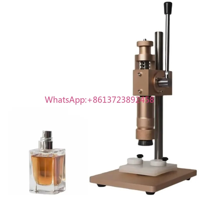 Dual Use Manual Perfume Capper Lid  Locking Sealer Sprayer Collar Metal Glass  Bottle Press Crimping Machine
