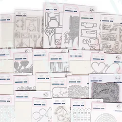 Pure Bliss Fresh Florals Stitch Metal Cutting Dies Scrapbook DIY Paper Card Embossing Craft Clear Stamps Stencil Hot Foil Plates