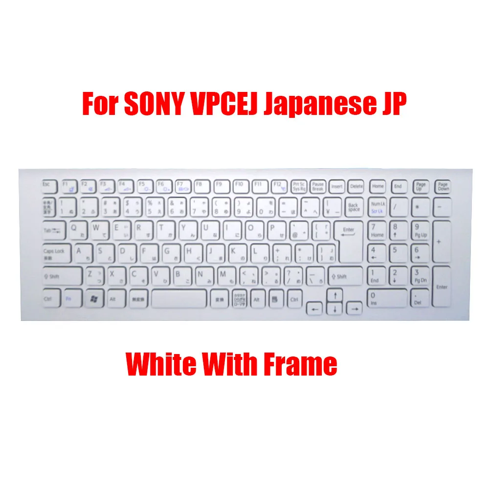 

GR JP Laptop Keyboard For SONY VPCEJ VPC-EJ 148971961 AEHK2G00010 32N00173 V116646G German Japanese With Frame New