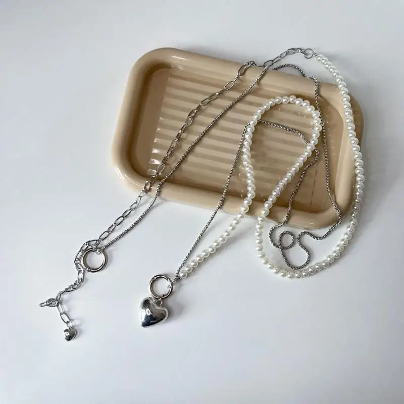 New Pearl Bead DIY Phone Chain Pearl DIY Jewelry Phone Case Accessories Pearl Diagonal Strap Bag Chain