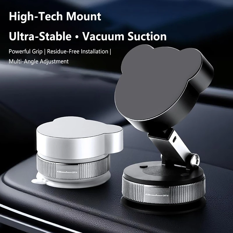 

Vacuum Magnetic Mobile Phone Holder Multifunctional 180° Rotating Folding Lifting Car Navigation Suction Support Bracket 2026