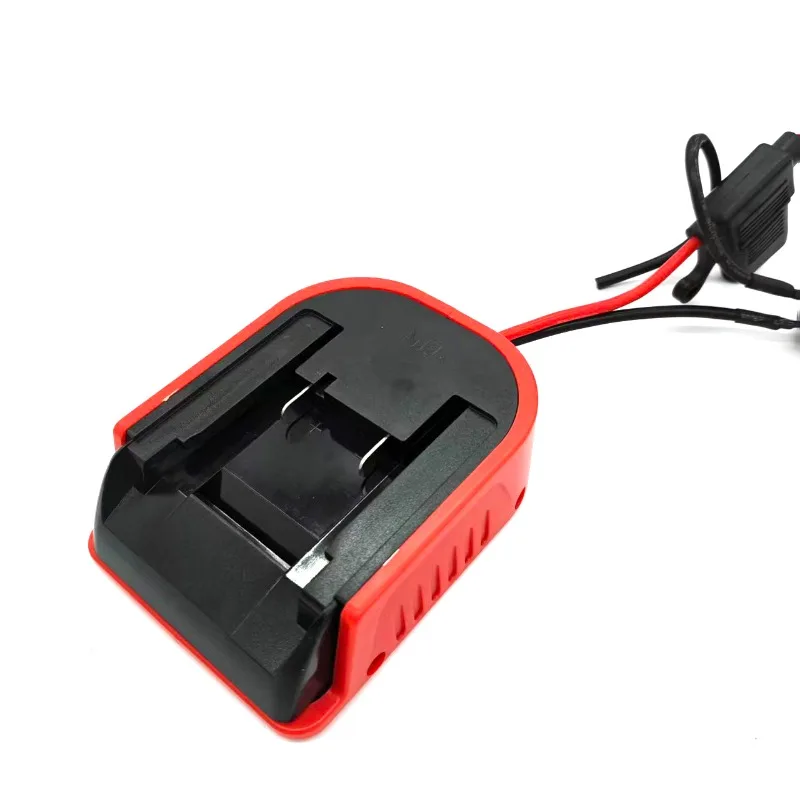 Portable Power Wheel Converter Adapter Power Connector for AEG/Worx 4-pin Batteries with Fuse and 14 AWG Cable for DIY Robots view 3
