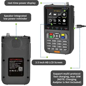 GTMedia-V8 Finder2 + Finder Satellitentasche, Messgerät, High Definition LCD TFT-Bildschirm, H.264 gegen WS-6933, 1080p, 3,5 10 Hauptverkäufe fragen nach Satlink 6933 - №1