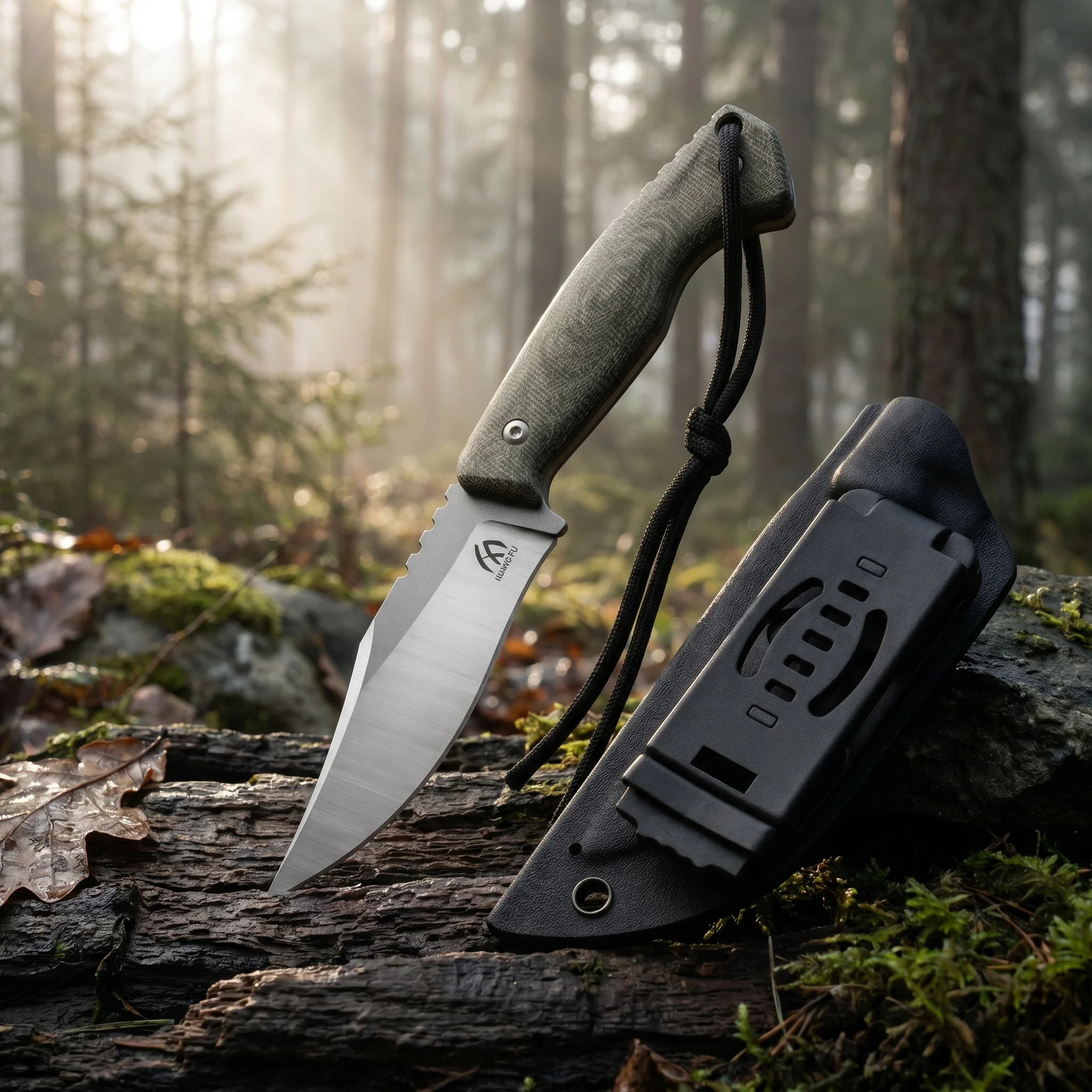 Multifunktionales Outdoor-Messer für den täglichen Gebrauch, einteilige integrierte Klinge, tragbares Werkzeug für Outdoor-Abenteuer und Gartenpflege. – Detail 4