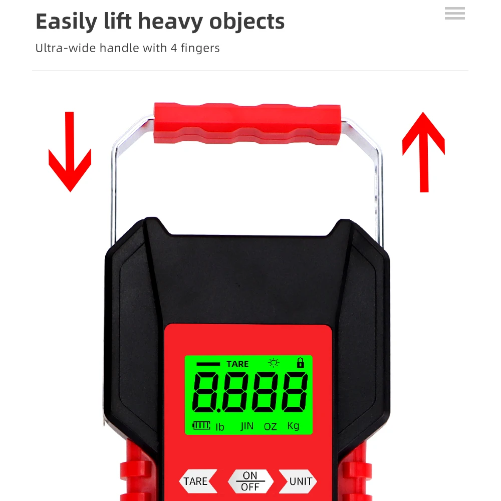 50 kg/5g Hängewaage Wasserdichte LCD-Display Digitale Waage Elektronische Waage Tragbare Angeln Reise Gepäck Waagen