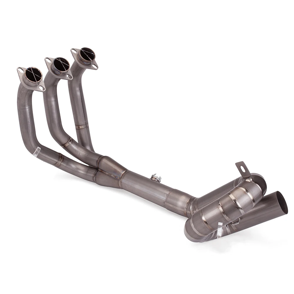 

Надевается для Yamaha MT09 FZ09 XSR900, титановый сплав, коллектор выхлопной системы мотоцикла, передняя трубка, соединительная труба