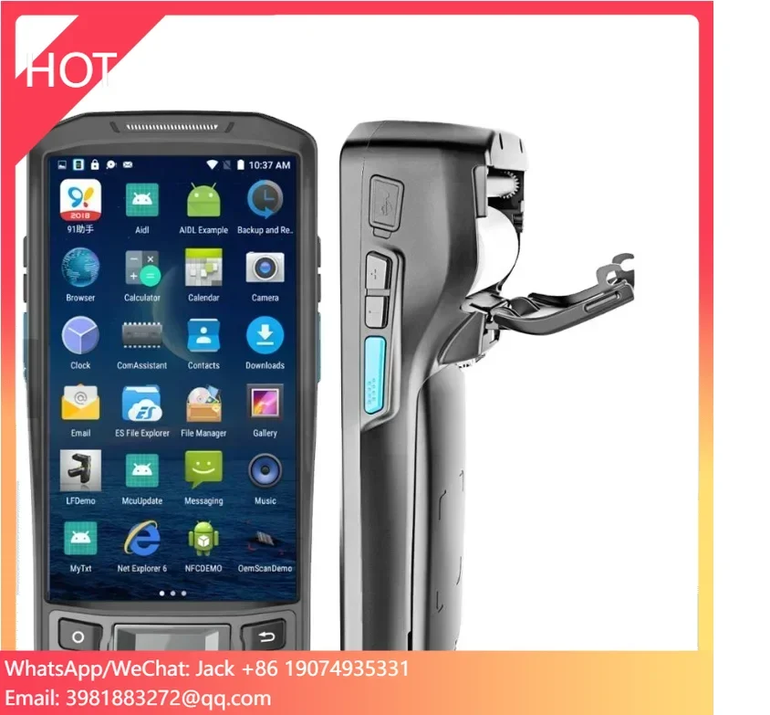 

Price of Biometric Fingerprint Scanner, Wireless Portable Fingerprint Scanner Reader Printer with 4G LTE ,5.0inch Large Screen