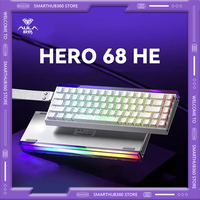 AULA HERO68HE Magnetic Switch RGB Hot Swap Gaming Mechanical Keyboard 8K E-sports Customize Wired PC Gamer Keyboard Accessories
