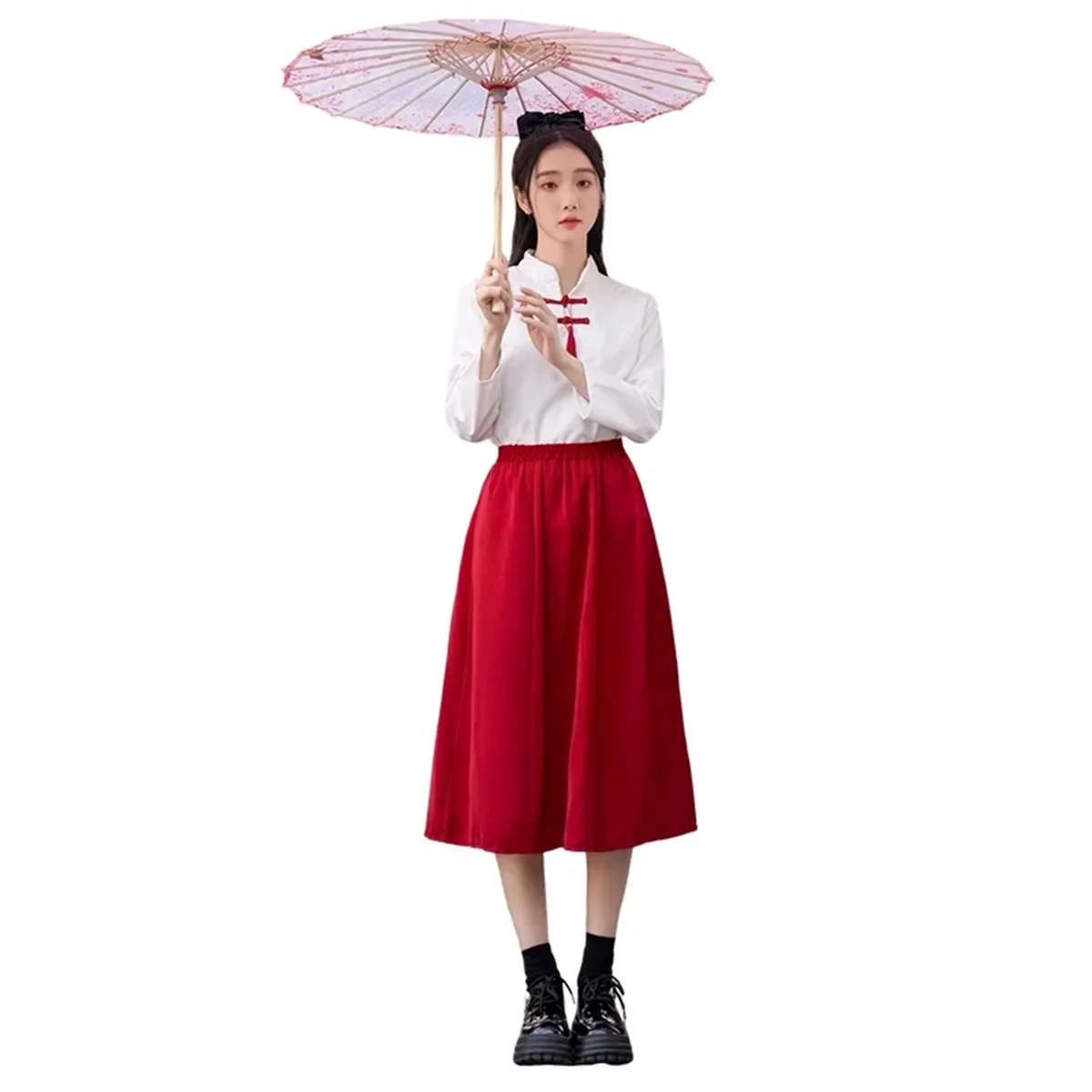 中高生向けの中国風クラスの制服,コーラスパフォーマンス,古着