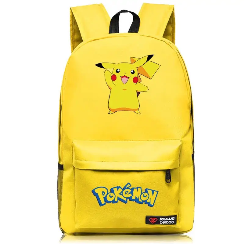 

2025 New Pocket Monster Pikachu Backpack Anime Peripheral Pokémon School Bag Korean Version Backpack