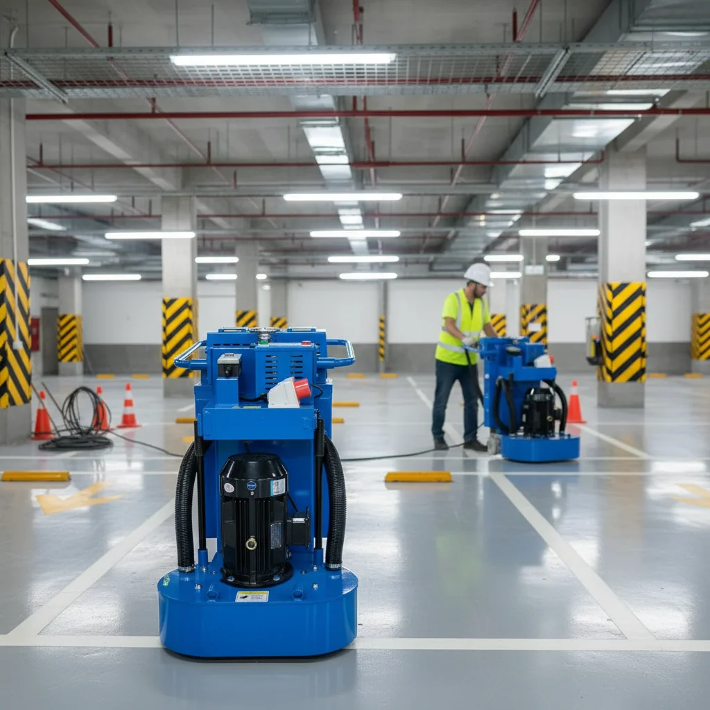 

High-Quality Epoxy Grinder Machine 5.5KW AC380V Dust-free Cement Terrazzo Floor Grinder Polisher Machine for Construction Works