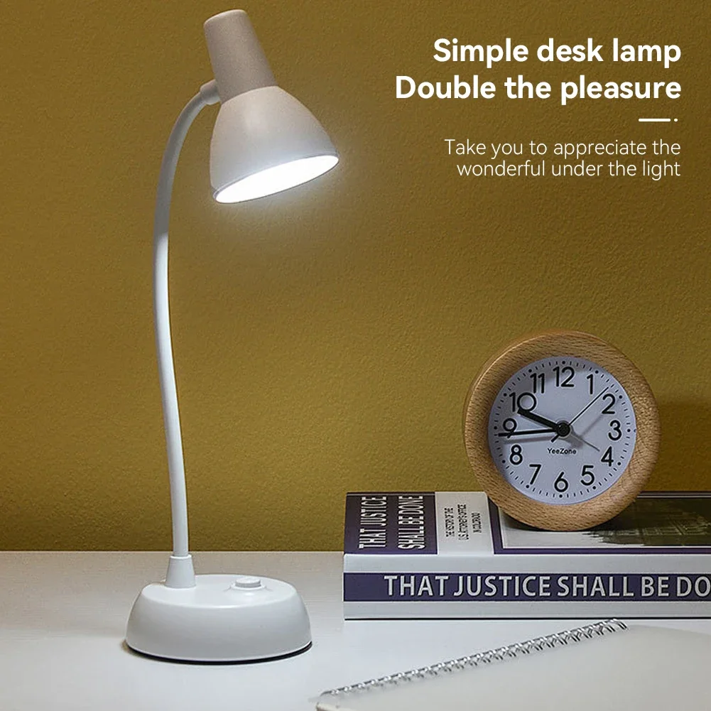 LED حماية العين كتاب ضوء الليل قابل للتعديل زاوية صغيرة كليب على مكتب مذاكرة مصباح AA بطارية USB المكونات في لقراءة غرفة النوم