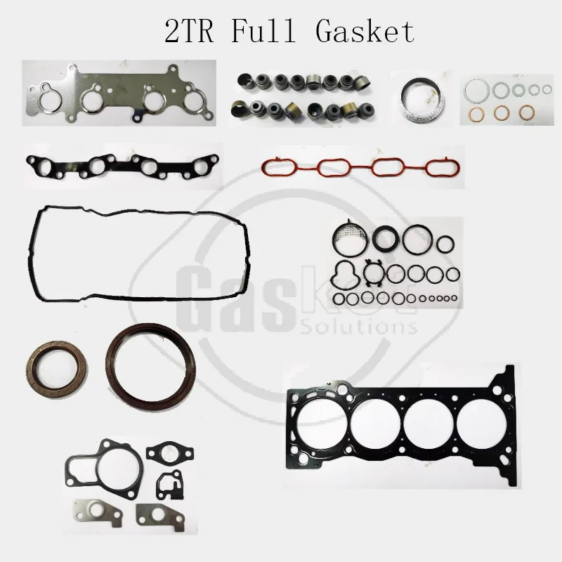 G16B 2TR 2TR-FE  Full Head Engine Gasket Set For Toyota Hiace 04111-75961 Tracker 1.6 L  Cylinder Head Gasket Kit