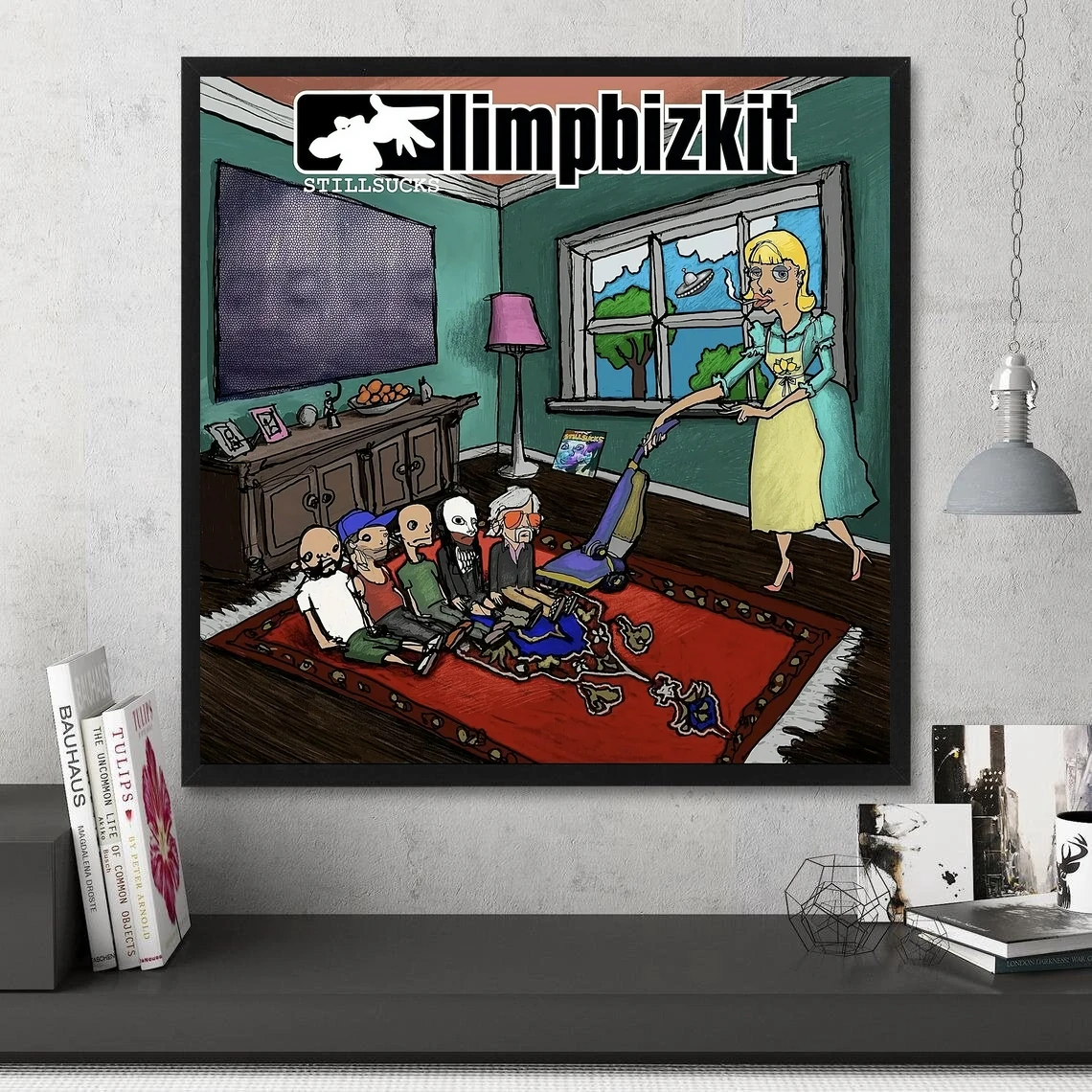 Limp Bizkit Still Sucks Music Album Cover Poster Canvas Art Print Home Decor Wall Painting ( No Frame )