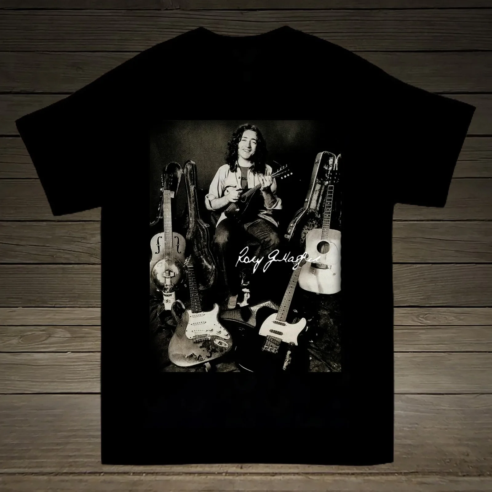 Rory Gallagher Basic Gift For Fan Cotton Black S4XL Unisex TShirt