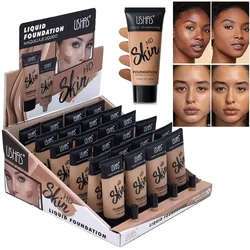 24Pcs 4 Colors Skin 24 Hr Extra-Long Wearing Liquid Hydrating Foundation Smooth Gorgeous & Flawless Complexion