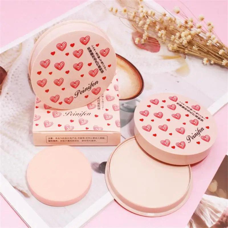 1/2/3pcs Powder Transparent White Brighten Oil Control Concealer Lasting Natural Face Makeup Setting Powder Waterproof Cosmetic