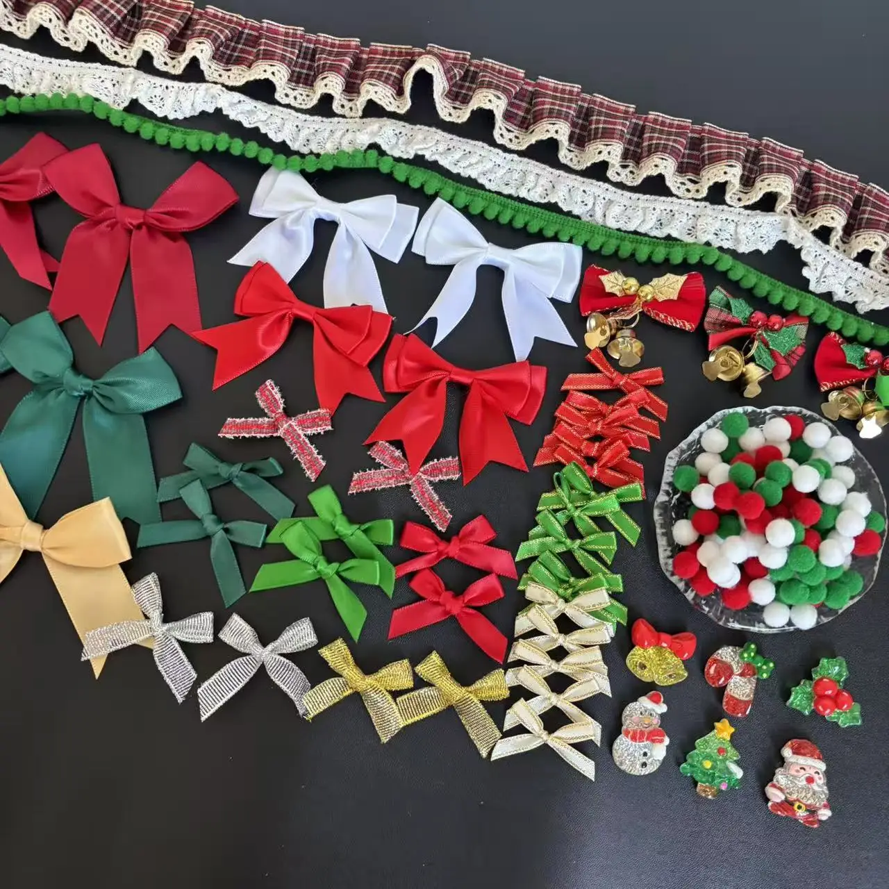 149 قطعة مجموعة مواد عيد الميلاد شجرة عيد الميلاد ربطة القوس فيونكة الملحقات ثلج جو الديكور المواد المساعدة دليل العلاقات العامة #6