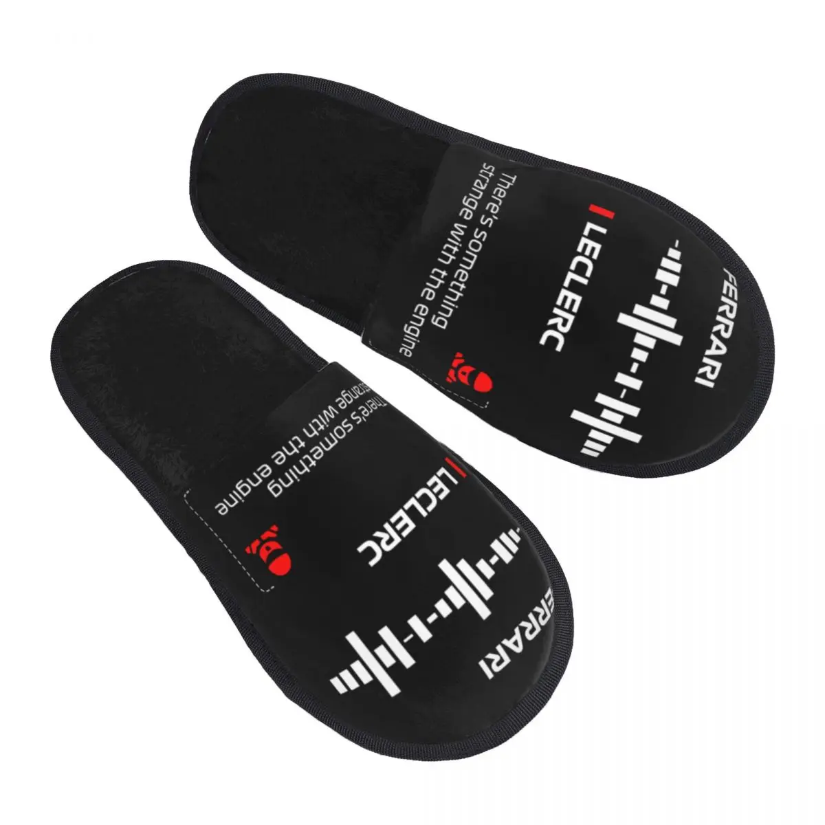 

Charles Leclerc Monacan Motorsports Racing House Slippers Women Cozy Memory Foam Slip On Bedroom Slipper Shoes