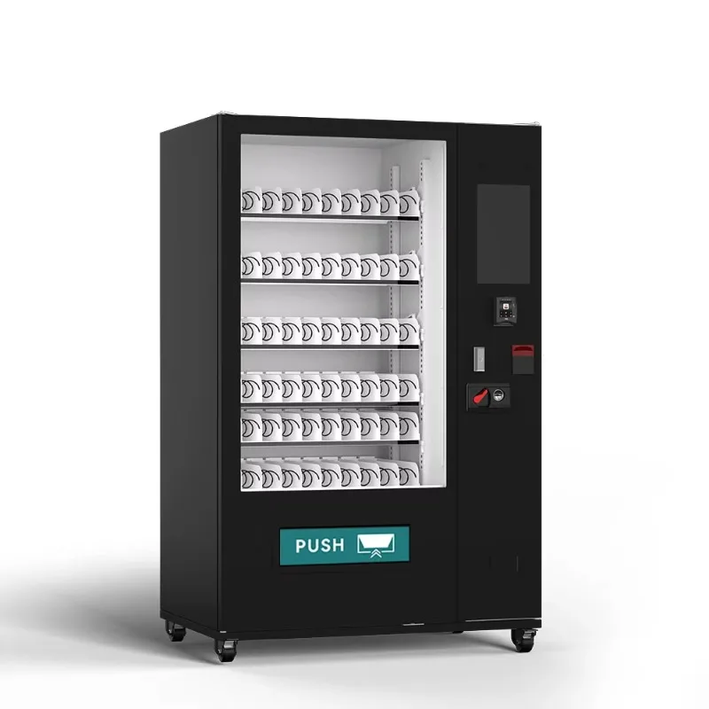 Custom Room Temperature Food and Beverage Locker Vending Machine with Light Emitting Diode