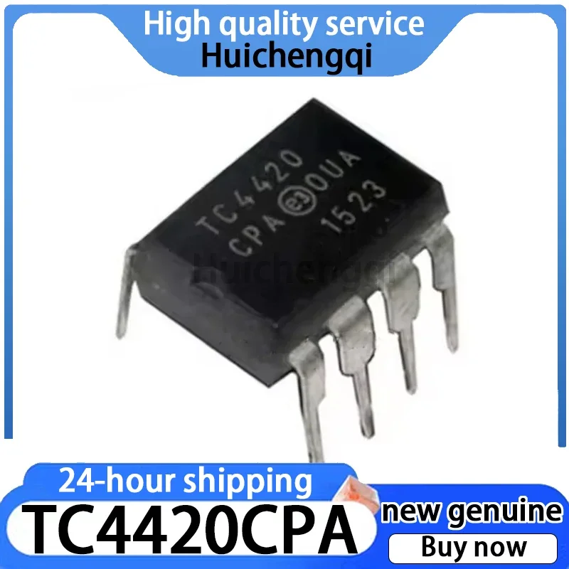 10PCS Genuine TC4420CPA TC4420CP Packaged PDIP-8 Low Side Gate Driver Chip