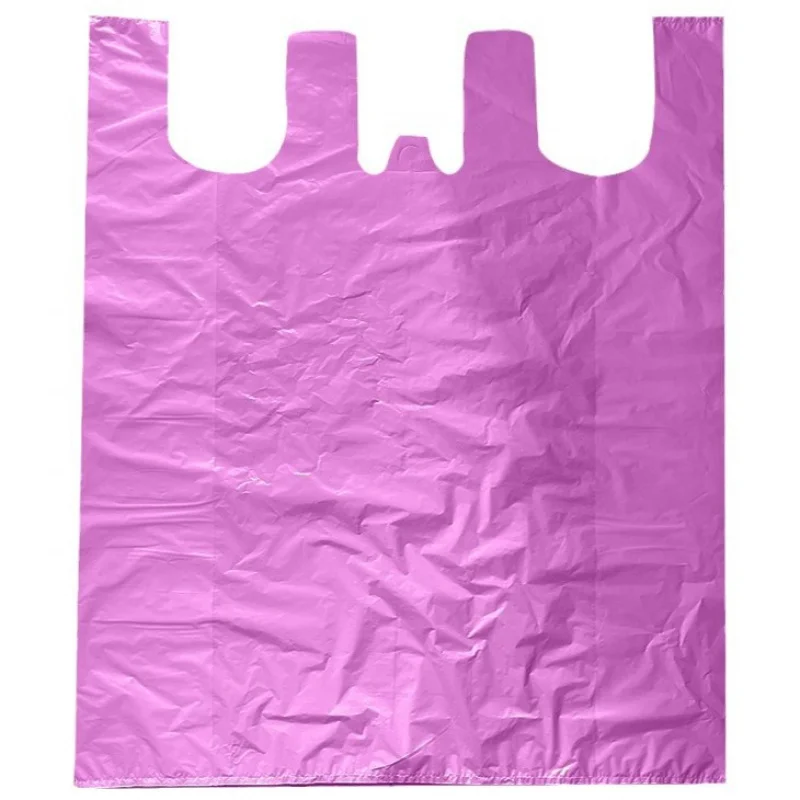 Custom Large Plastic Bags Moving Packing Bags Vest Bags Dustproof Storage Bags Thickened Handheld Clothing Packing Bag