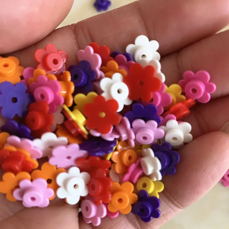 500-1000 pièces de blocs de construction en forme de petite fleur 3742, pièces MOC, briques en forme de tête de fleur, jouets créatifs pour enfants, compatibles avec les grandes marques