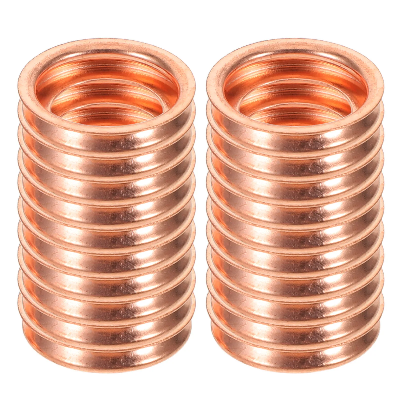 

20Pcs Oil Pan Drain Plug Washer Alloy Leak-Proof Engine Drain Plug Seal Gasket Replacement for Car Accessories
