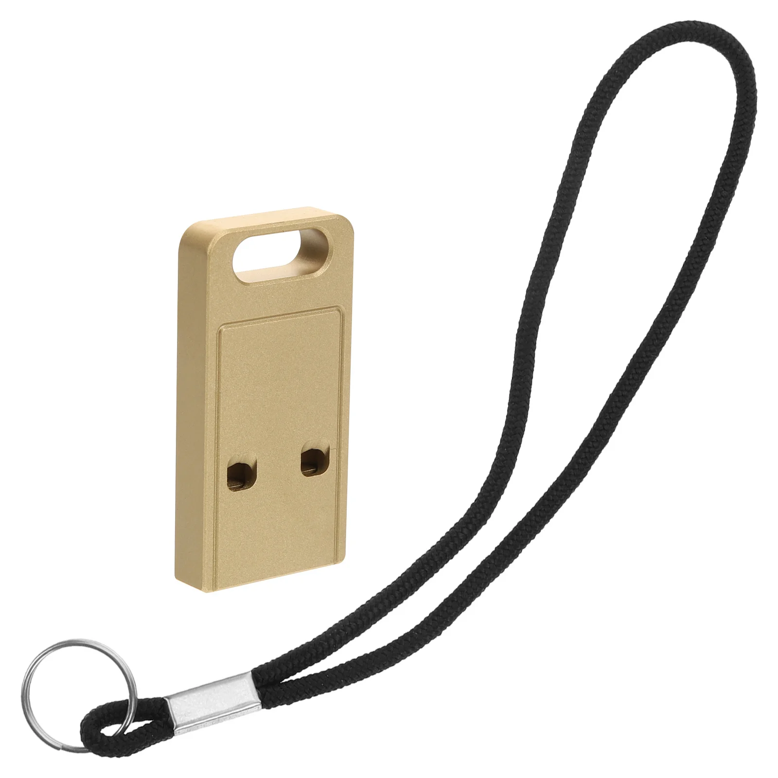 1 قطعة قسط الطوارئ التخييم في الهواء الطلق التنزه النحاس الحرفية ديكور الرياضة بصوت عال المعادن متعددة الأغراض النحاس صافرة الحكم صافرة