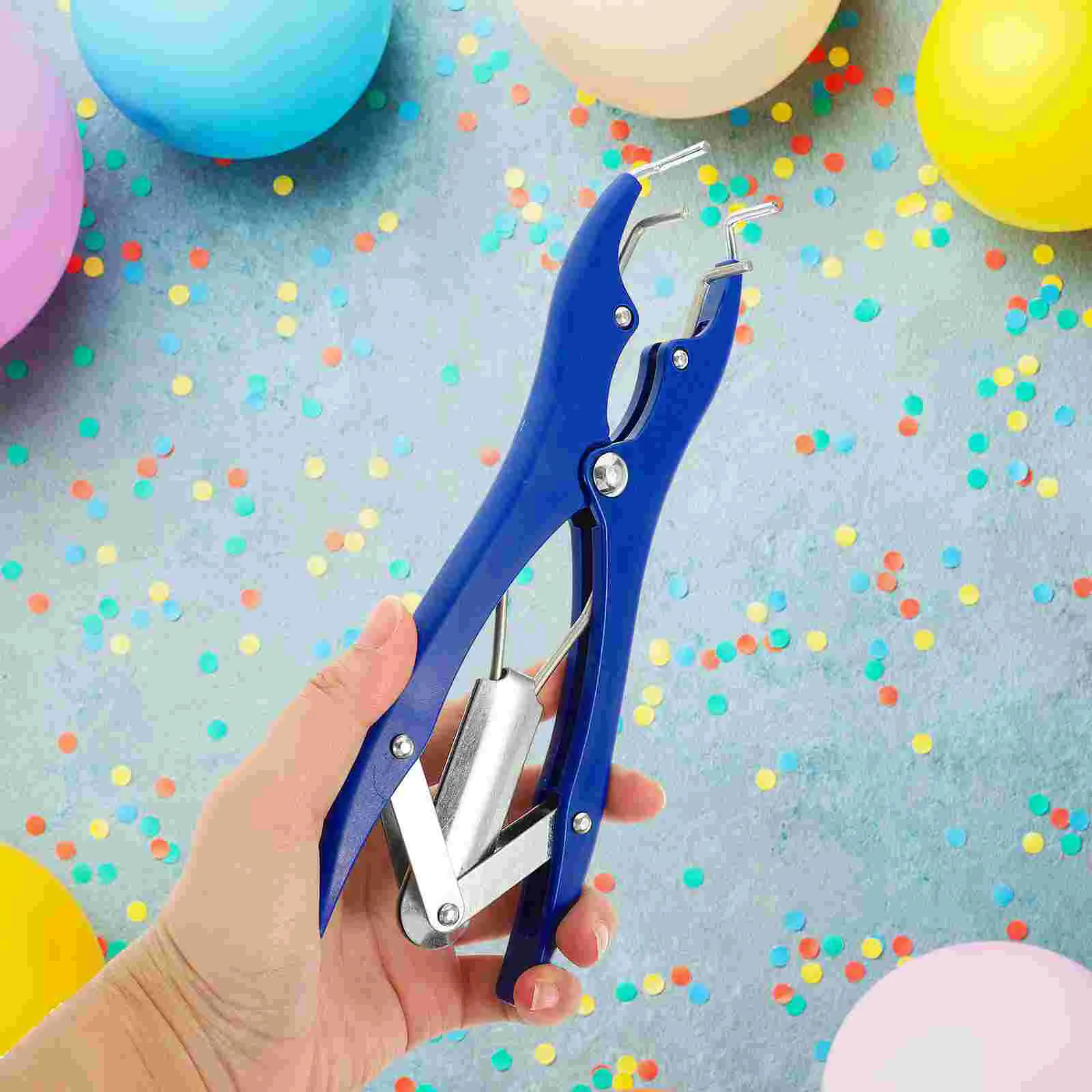 Ballons Balloon Opening Clip Kids Plier Opener for Home Household Expander Bottle to Sequins Filling Blue Children Convenient