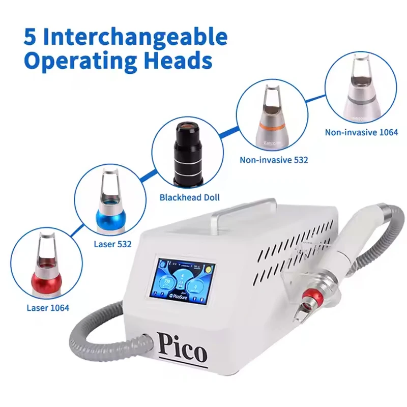 

Professional Picosecond Laser Eyebrow Washing Freckle Tattoo Remover Skin Rejuvenation Carbon Peeling Whitening Beauty Machine