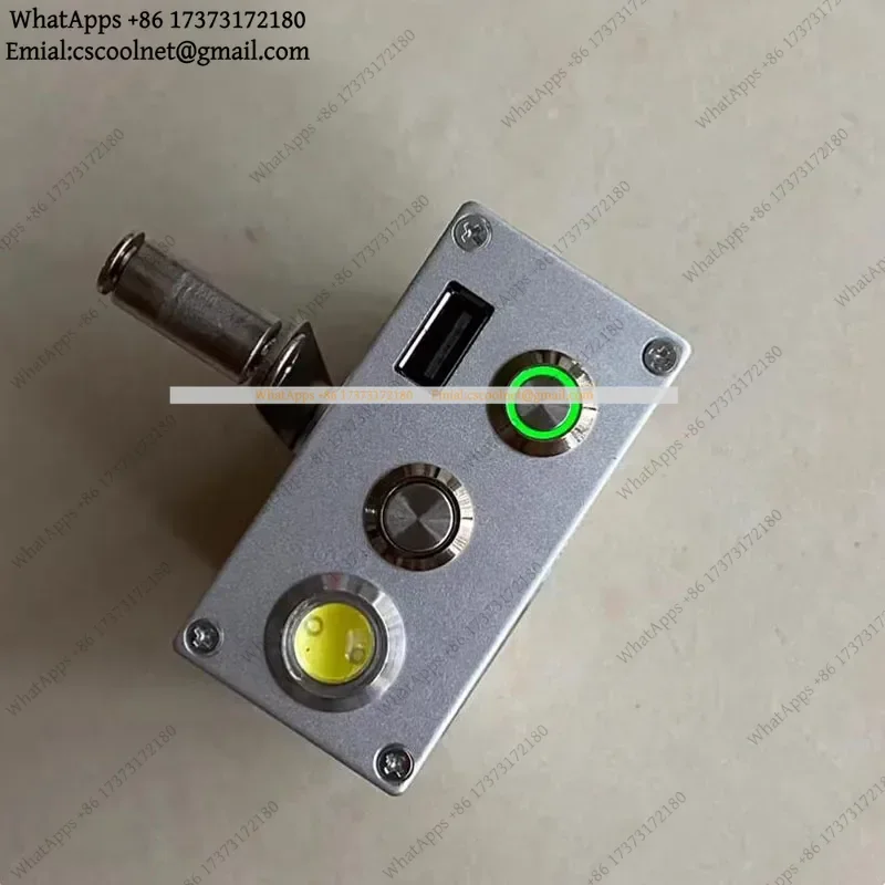 JS02 Portable DIY Hand-Cranked Generator Three-Phase Brushless Full Aluminum Alloy Body 20F*3 Capacitor USB Output 5V 1A