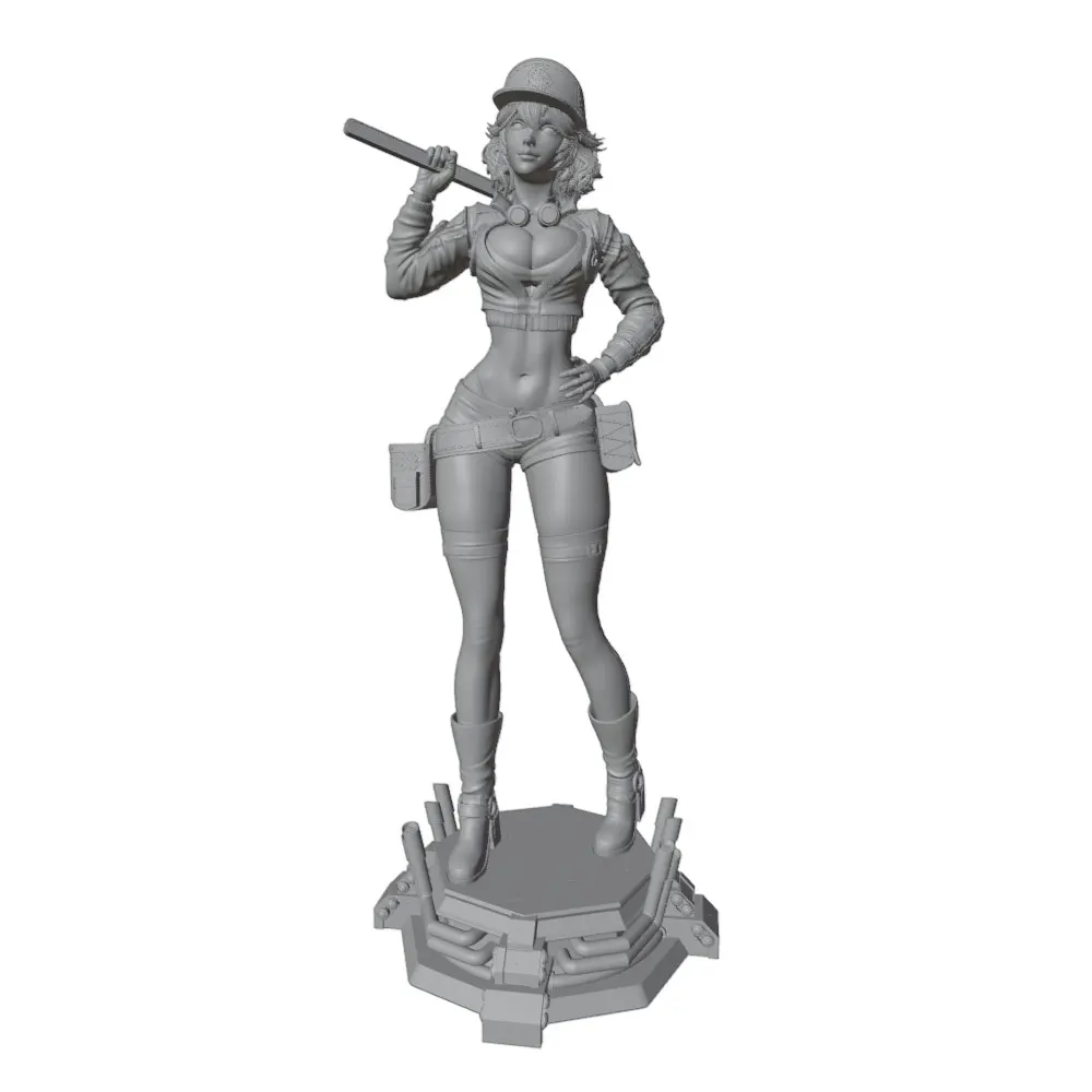1/24 75mm  NSFW Sexy Girl Resin Model Kits GK Miniature 3D Printed Gray Model Figurine DIY Doll Model Unassembled And Unpainted