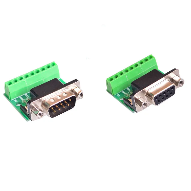 

DB9-M1-G1 relay station DR9 adapter board male and female head 232 solder-free serial port adapter terminal 485 module