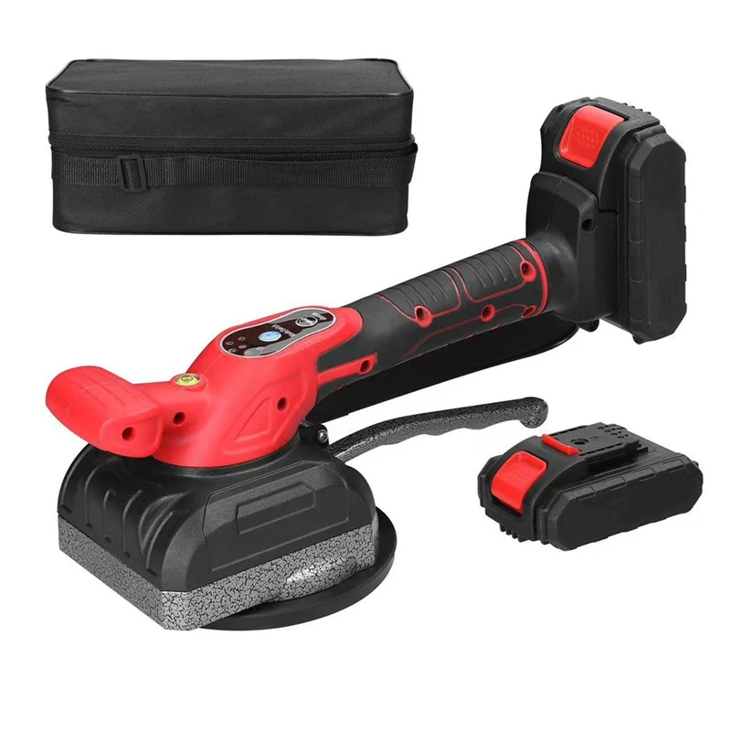 

21V Tile Tiling Machine 5 Gears Adjustable Suction Cup Home Decoration Wall Floor Tiles Electric Vibrating Tool EU Plug