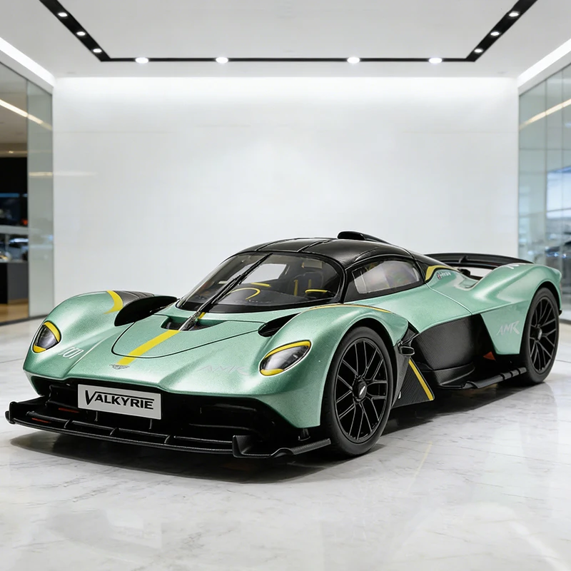 NEW 1:18 Valkyrie Supercar Alloy Car Diecasts & Toy Vehicles Car Model Miniature Scale Model Car For Children