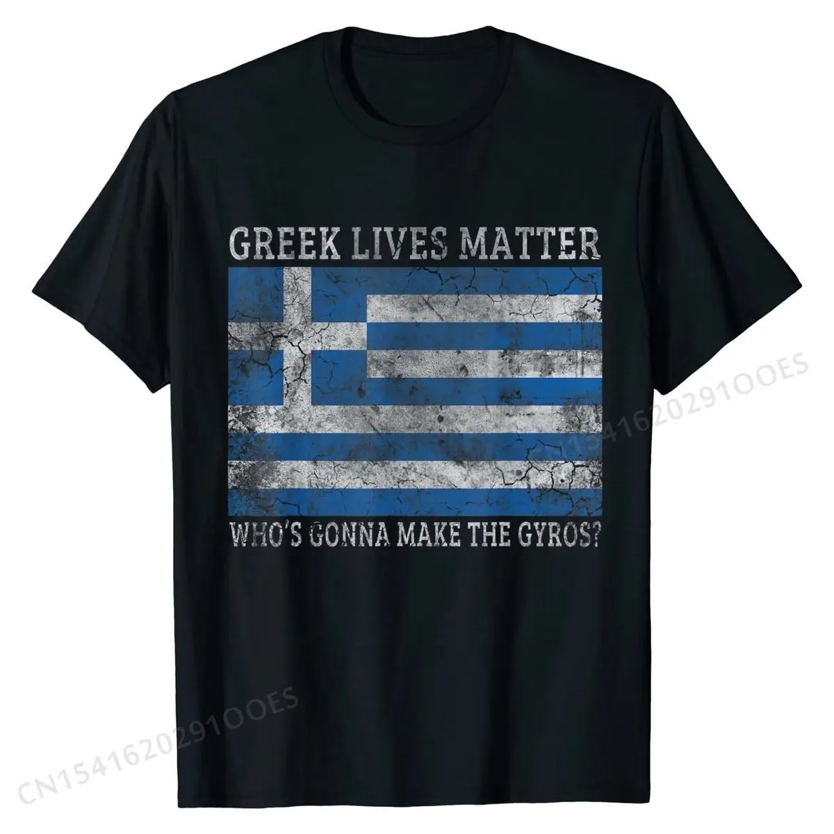 Greek Lives Matter Who\'s Gonna Make The Gyros? Greece T-Shirt Newest Group Top T-shirts Cotton Tops Shirt for Men Funny